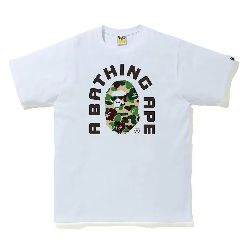 Bape ABC Camo College 2020 Tee White/Green sold by PLUS