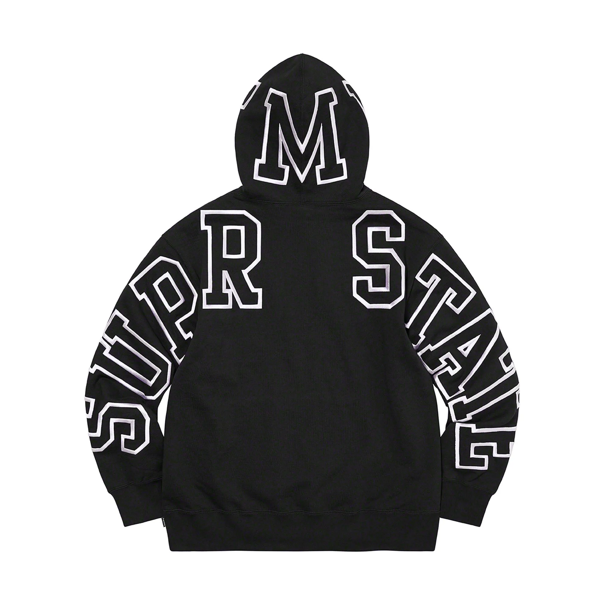 Supreme State Hooded Sweatshirt Black sold by PLUS