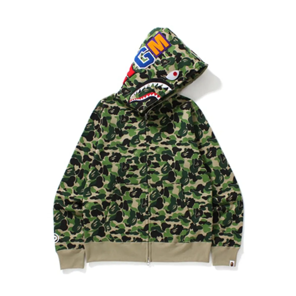 BAPE ABC Shark Full Zip Hoodie Green sold by PLUS