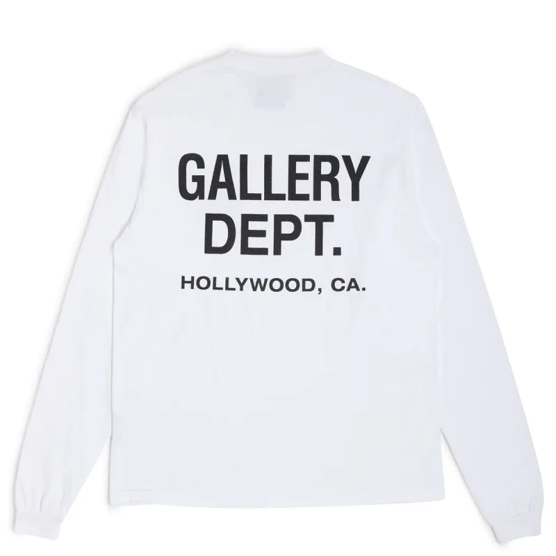 Gallery Dept. Souvenir L/S Tee White sold by PLUS