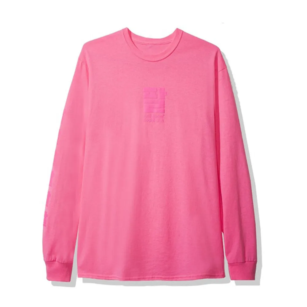 Anti Social Social Club Sesame Oil Long Sleeve Tee Pink sold by PLUS product image thumbnail 2