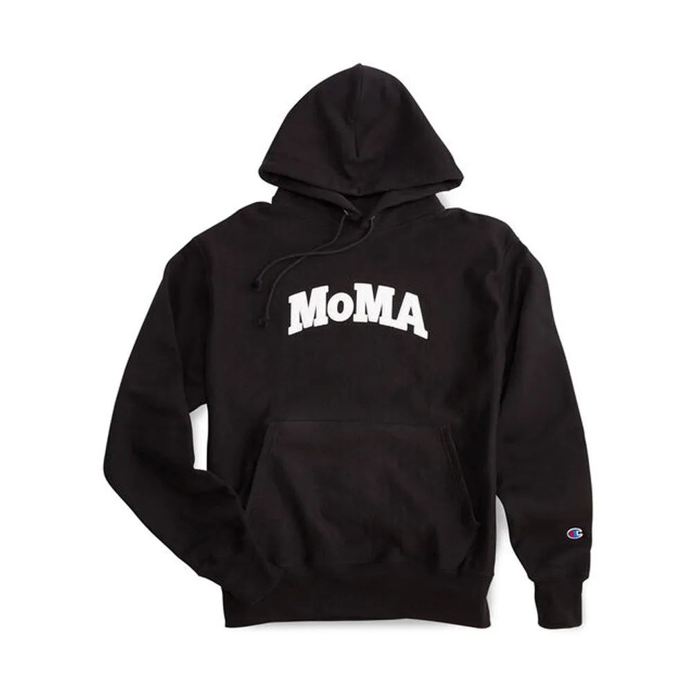 MoMA x Champion Exclusive Hoodie Black sold by PLUS