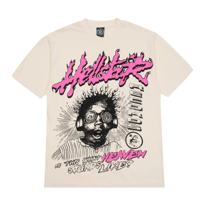 Hellstar Studios Heaven Sounds Tee Cream sold by PLUS