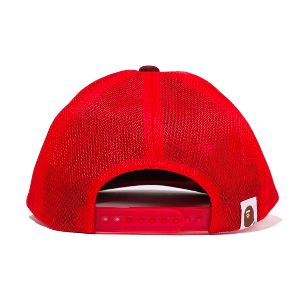 Bape Color Camo NYC Logo Mesh Cap Red (FW22) sold by PLUS product image thumbnail 2