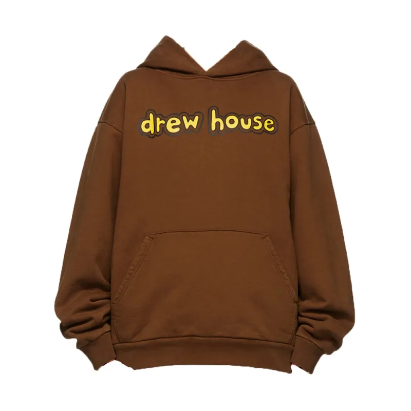 Drew House Brown Cartoon Font Hoodie sold by PLUS