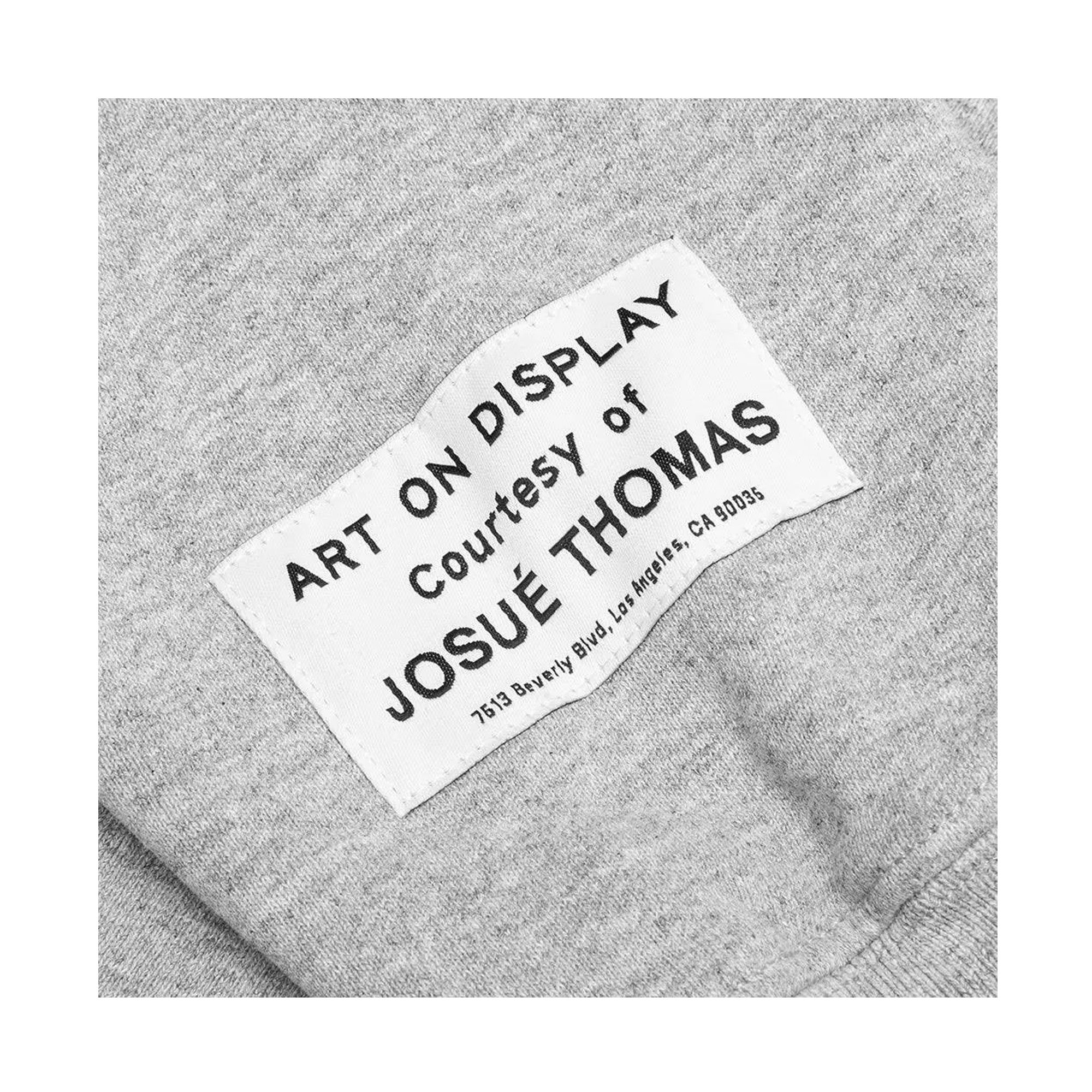 Gallery Dept. Center Logo Hoodie Heather Grey sold by PLUS product image thumbnail 4