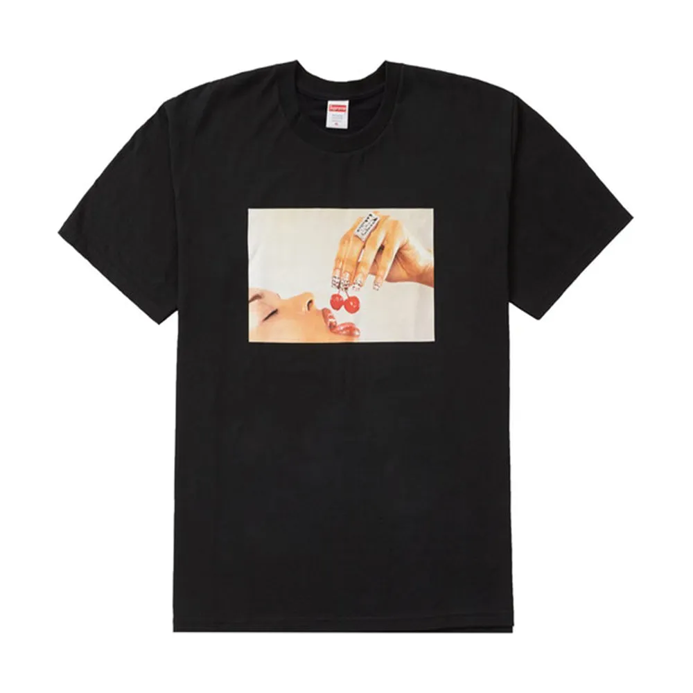 Supreme Cherries Tee Black sold by PLUS