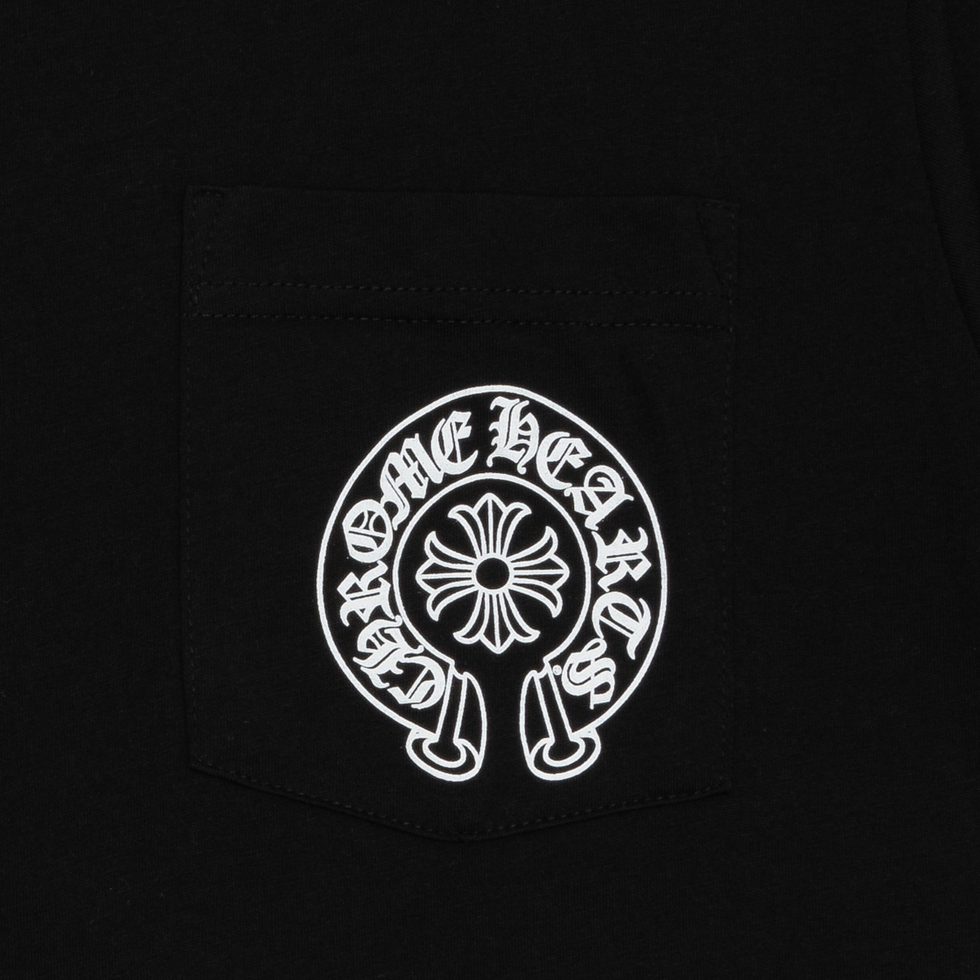 Chrome Hearts Los Angeles Horseshoe Pocket Tee Black sold by PLUS product image thumbnail 3