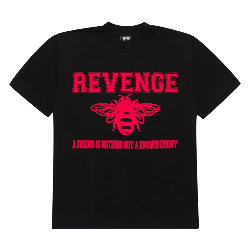Revenge Friends Tee Black/Red sold by PLUS