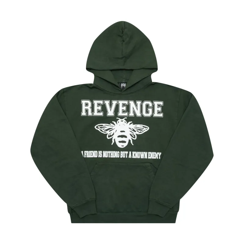 Revenge Friends Hoodie Forest Green Ivy sold by PLUS
