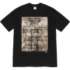 Supreme Martin Wong Iglesia Pentecostal Tee Black sold by PLUS