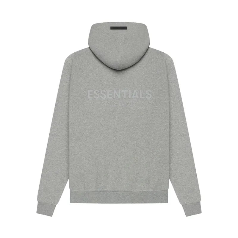 FOG ESSENTIALS Pullover Hoodie Dark Heather Oatmeal (SS21) sold by PLUS