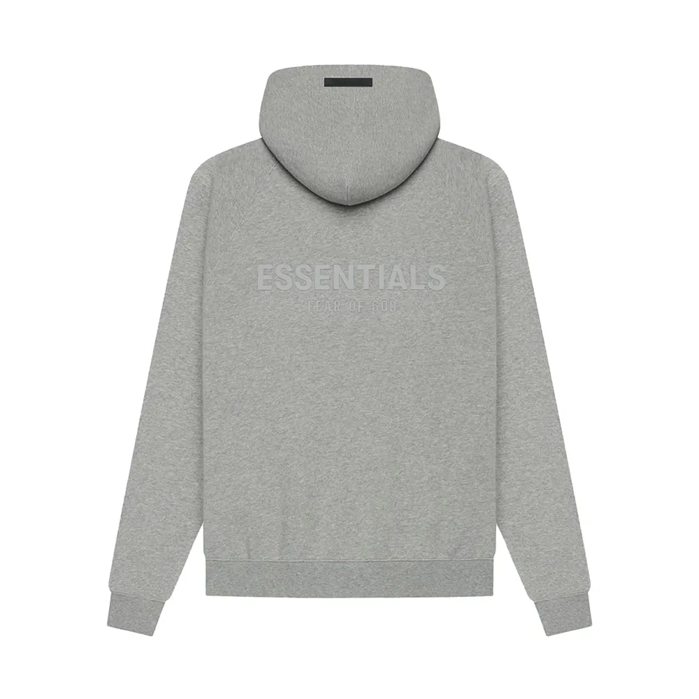 FOG ESSENTIALS Pullover Hoodie Dark Heather Oatmeal (SS21) sold by PLUS
