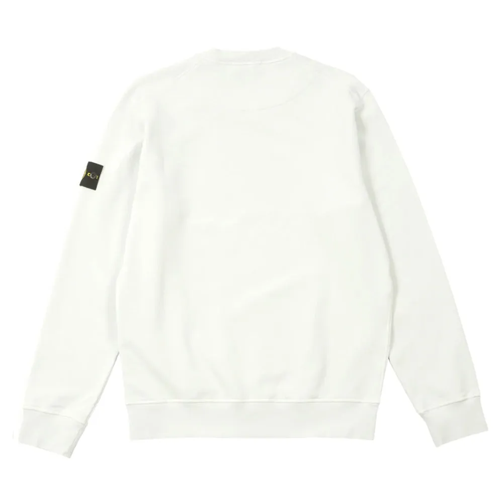 Stone Island Cotton Fleece Crewneck Sweatshirt Ice sold by PLUS product image thumbnail 2