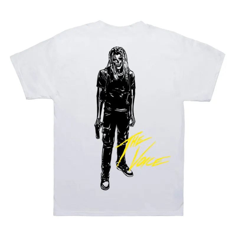 Revenge x OTF Lil Durk The Voice Tee White sold by PLUS