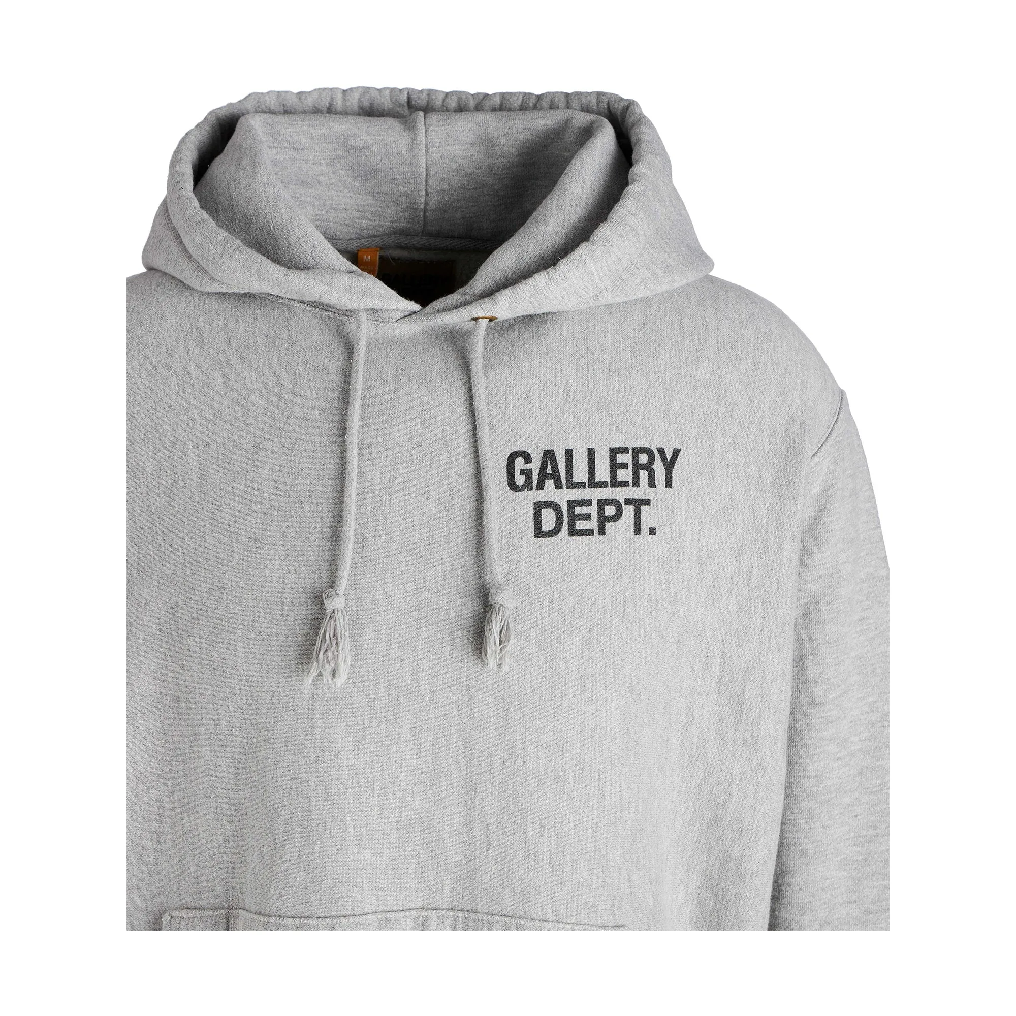 Gallery Dept Logoed Cotton-Blend Hoodie Grey sold by PLUS product image thumbnail 2