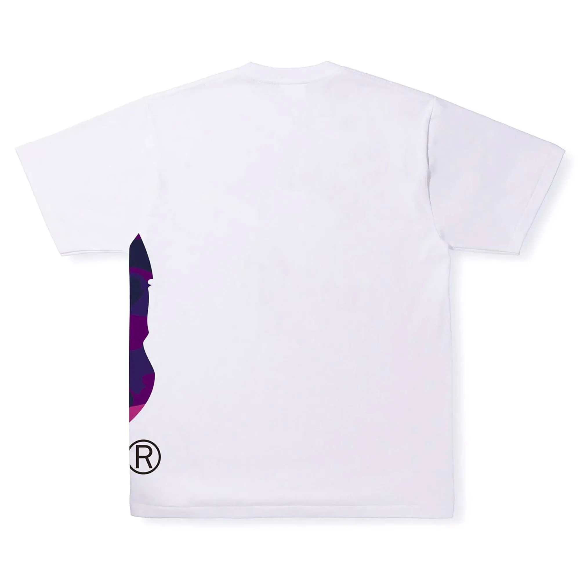 BAPE Color Camo Side Big Ape Head Tee White/Purple sold by PLUS product image thumbnail 2