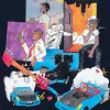 Revenge x Juice Wrld 999 Burnout Tee Navy sold by PLUS