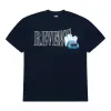 Revenge x Juice Wrld 999 Burnout Tee Navy sold by PLUS
