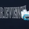 Revenge x Juice Wrld 999 Burnout Tee Navy sold by PLUS