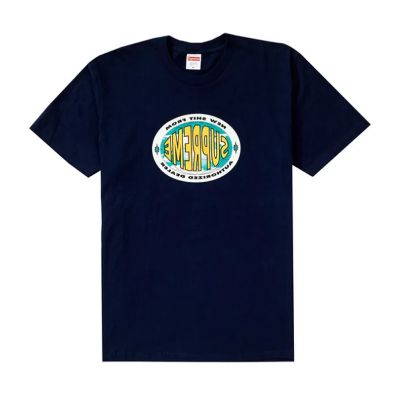 Supreme New Shit Tee Navy sold by PLUS