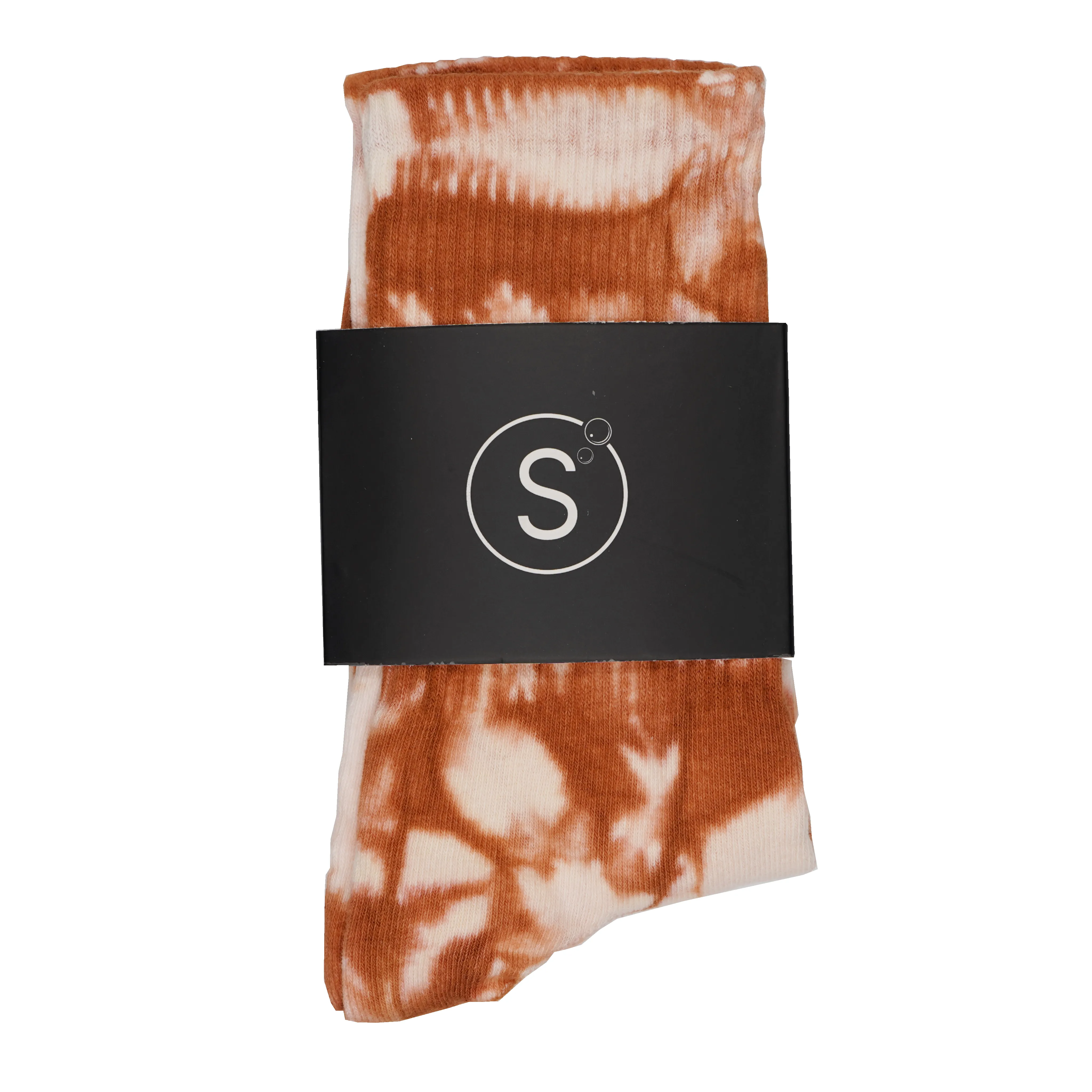 Sole Tie Dye Crew Socks Brown sold by PLUS product image thumbnail 3