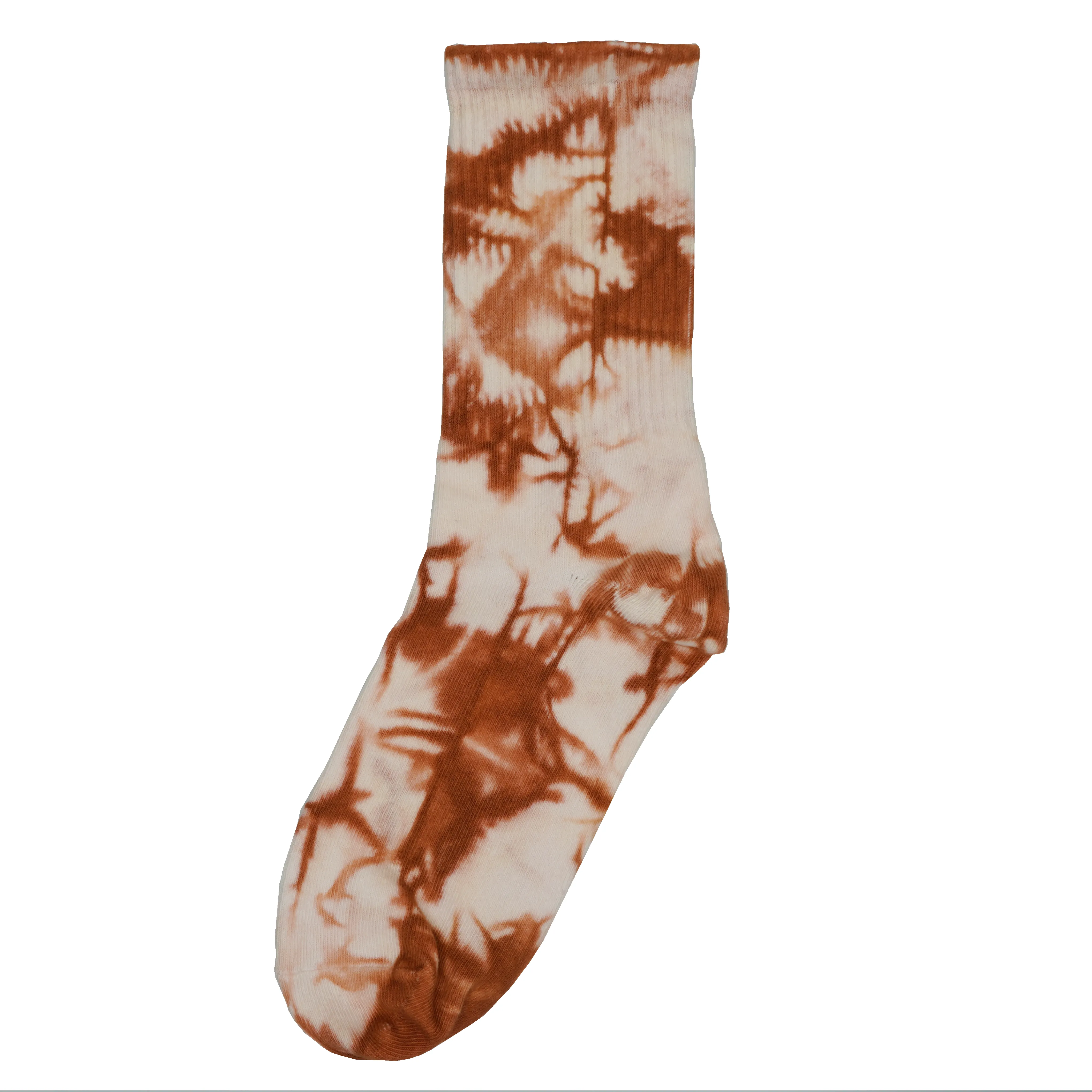 Sole Tie Dye Crew Socks Brown sold by PLUS product image thumbnail 2