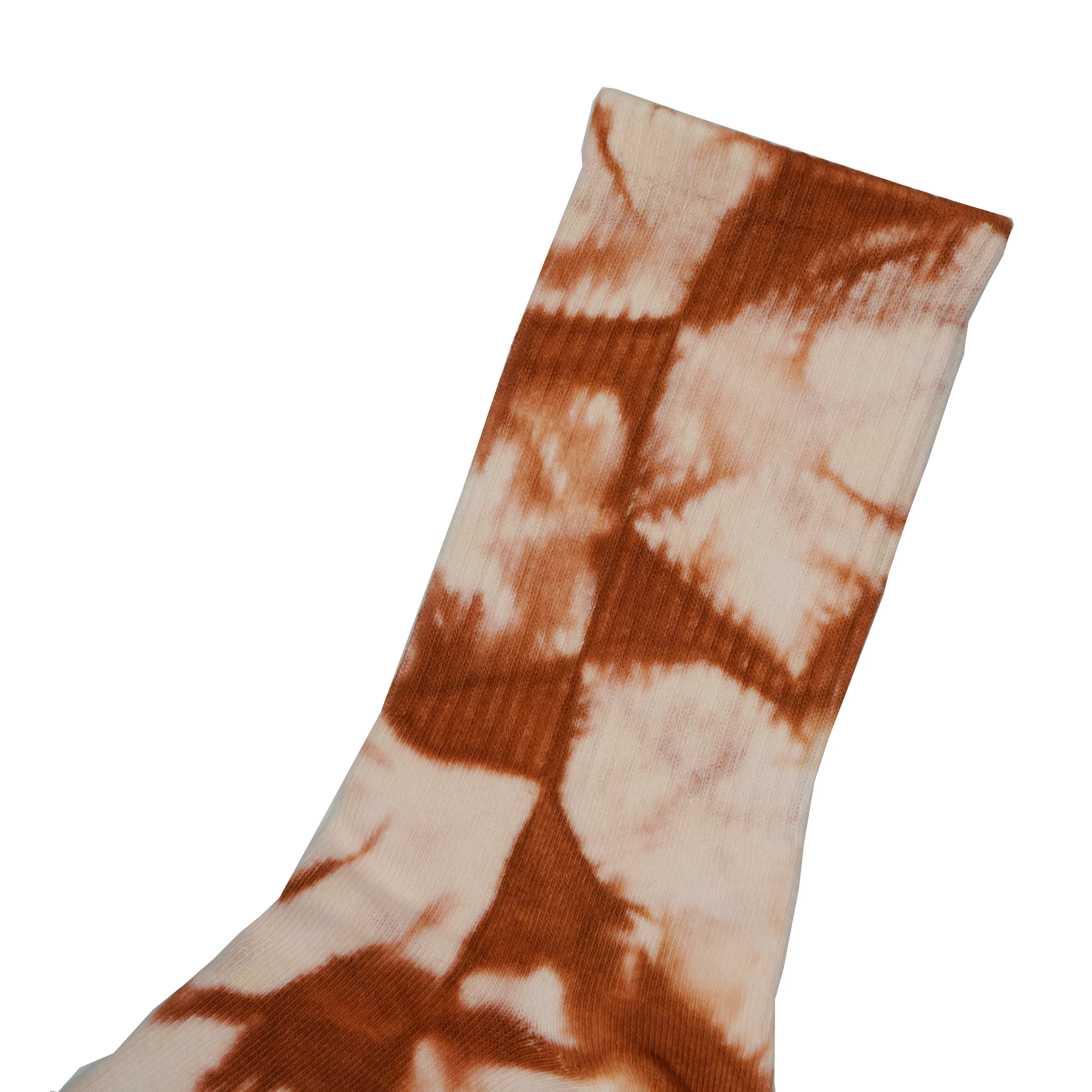 Sole Tie Dye Crew Socks Brown sold by PLUS product image thumbnail 4