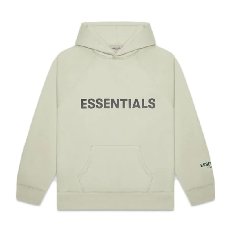 FOG ESSENTIALS Applique Pullover Hoodie Alfalfa Sage sold by PLUS