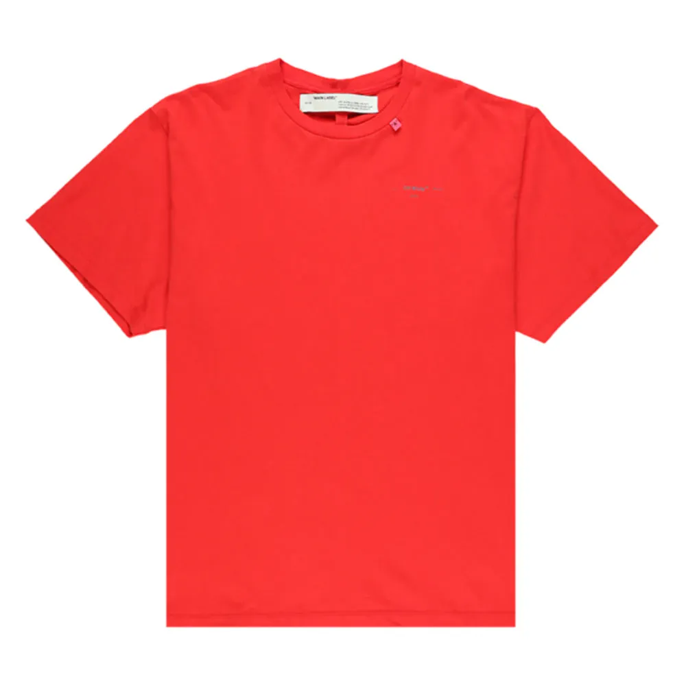 Off-White Red Unfinished Over T-Shirt sold by PLUS product image thumbnail 2