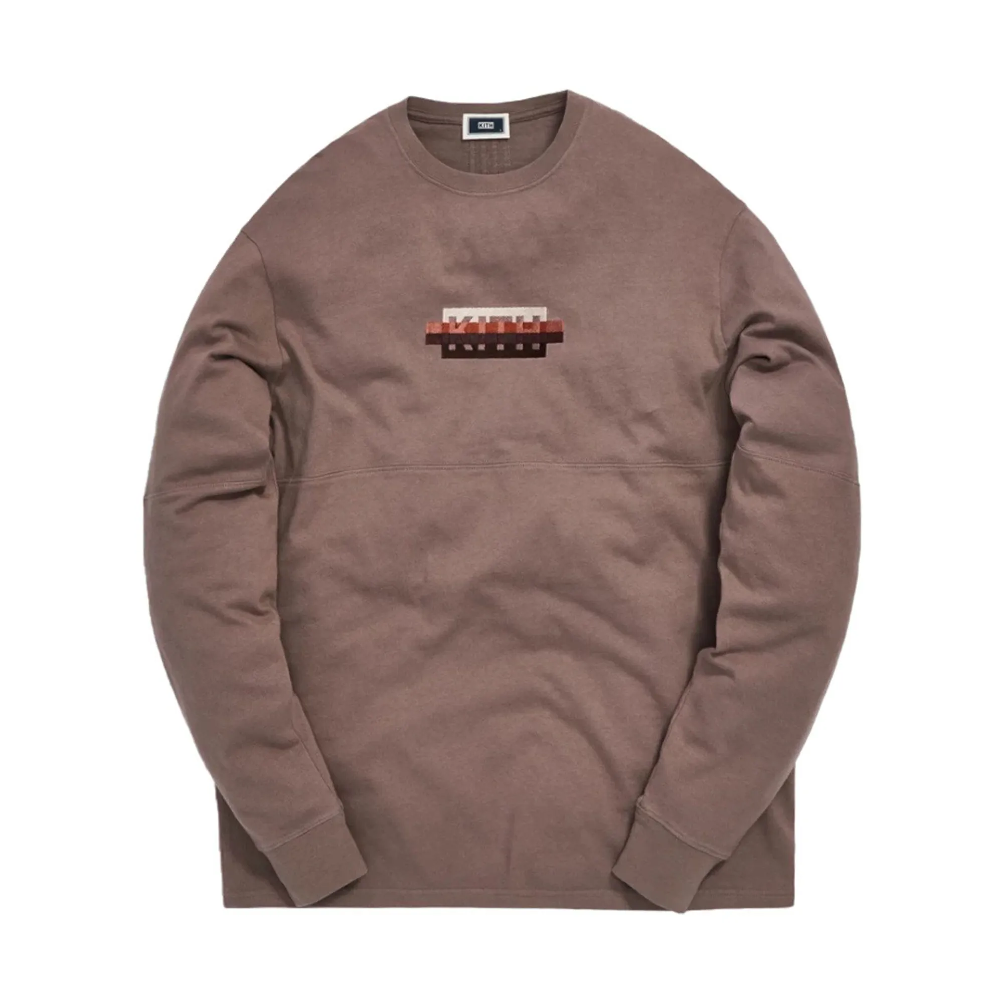 Kith Strike Through L/S Tee Cinder sold by PLUS