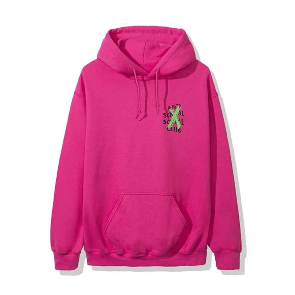 Anti Social Social Club Cancelled Remix Hoodie Pink sold by PLUS product image thumbnail 2