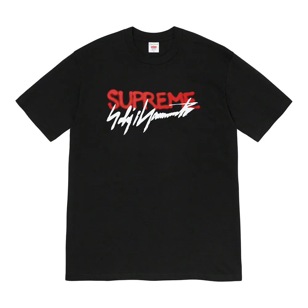 Supreme Yohji Yamamoto Logo Tee Black sold by PLUS