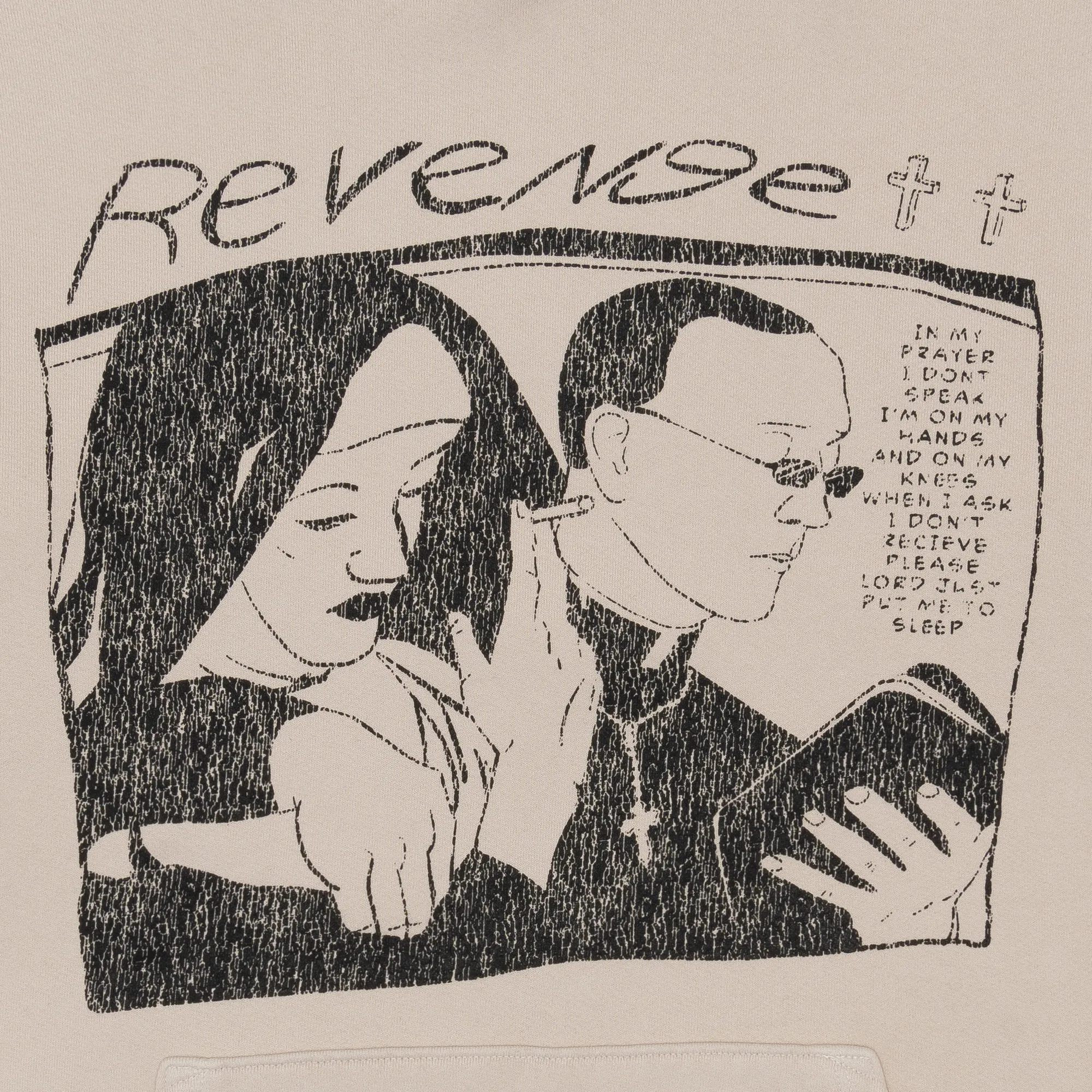 Revenge Heaven Sent Hoodie Cream sold by PLUS product image thumbnail 3