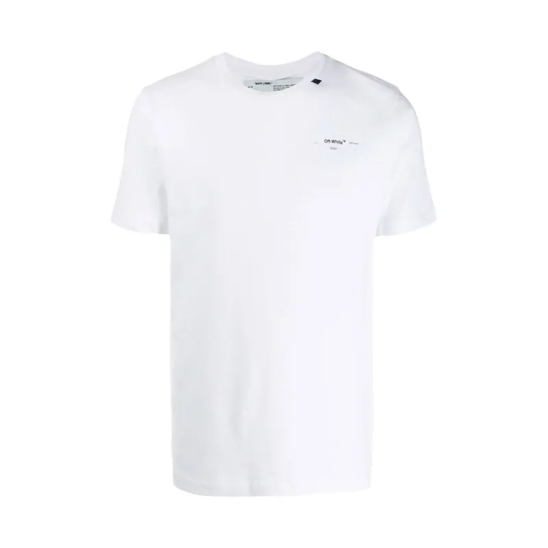 Off-White Logo S/S Slim Tee White/Black sold by PLUS