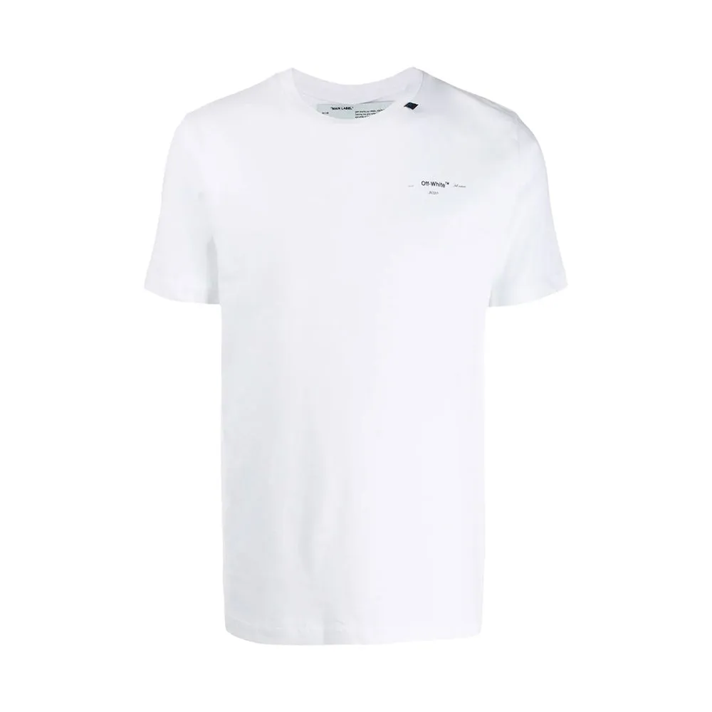 Off-White Logo S/S Slim Tee White/Black sold by PLUS