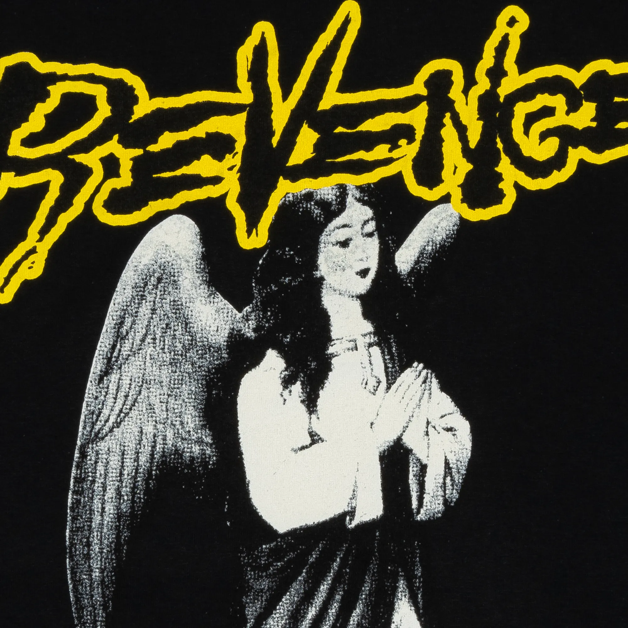 Revenge Angel Tee Black/Yellow sold by PLUS product image thumbnail 2
