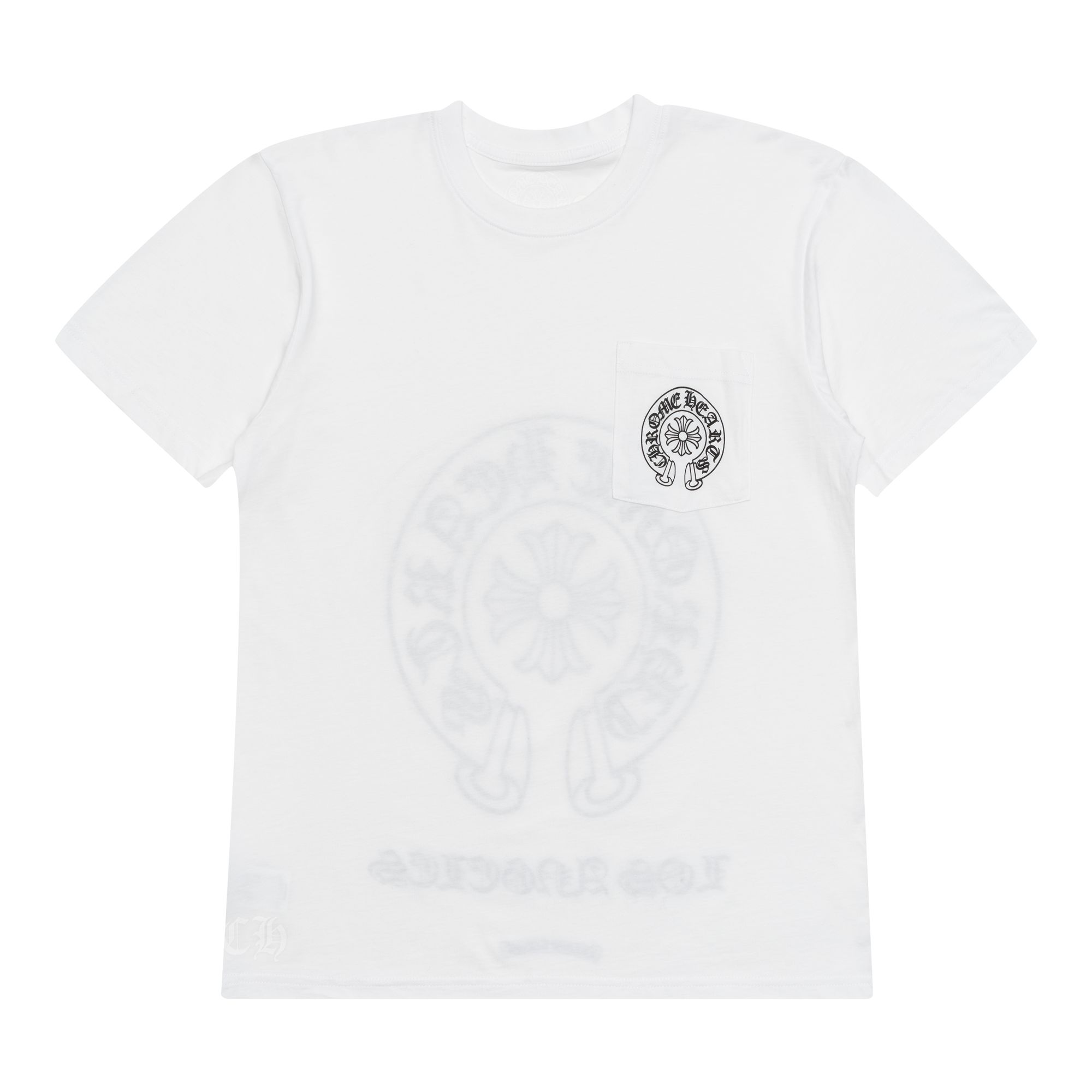 Chrome Hearts Los Angeles Horseshoe Pocket Tee White sold by PLUS product image thumbnail 2