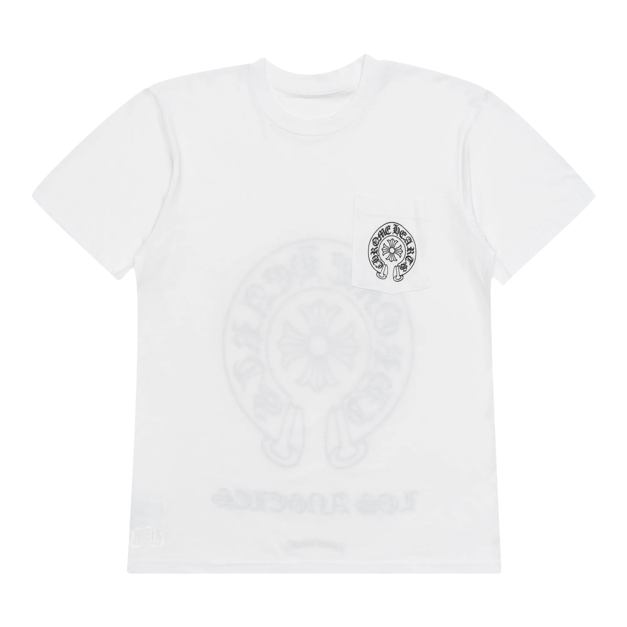 Chrome Hearts Los Angeles Horseshoe Pocket Tee White sold by PLUS product image thumbnail 2