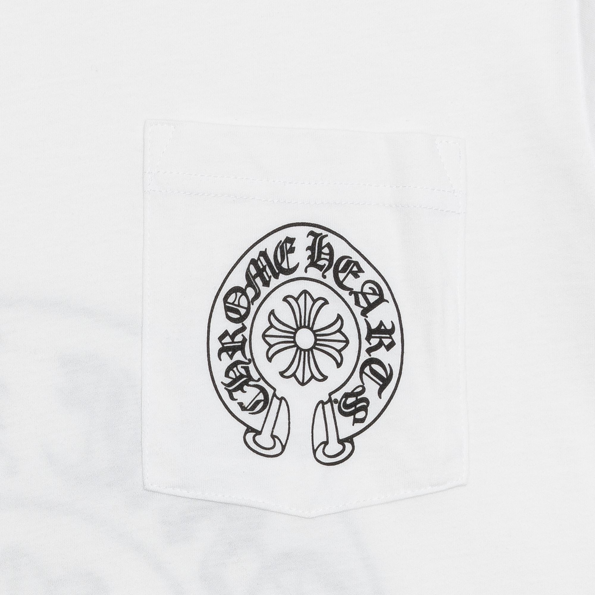 Chrome Hearts Los Angeles Horseshoe Pocket Tee White sold by PLUS product image thumbnail 3