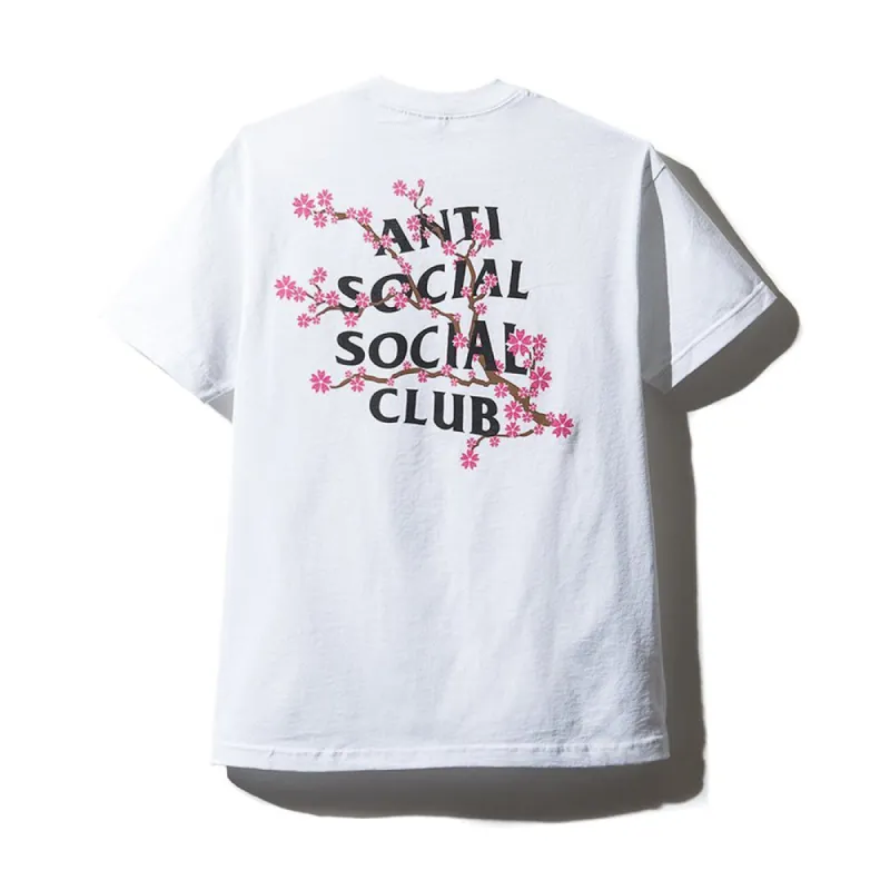 Anti Social Social Club Cherry Blossom Tee White sold by PLUS