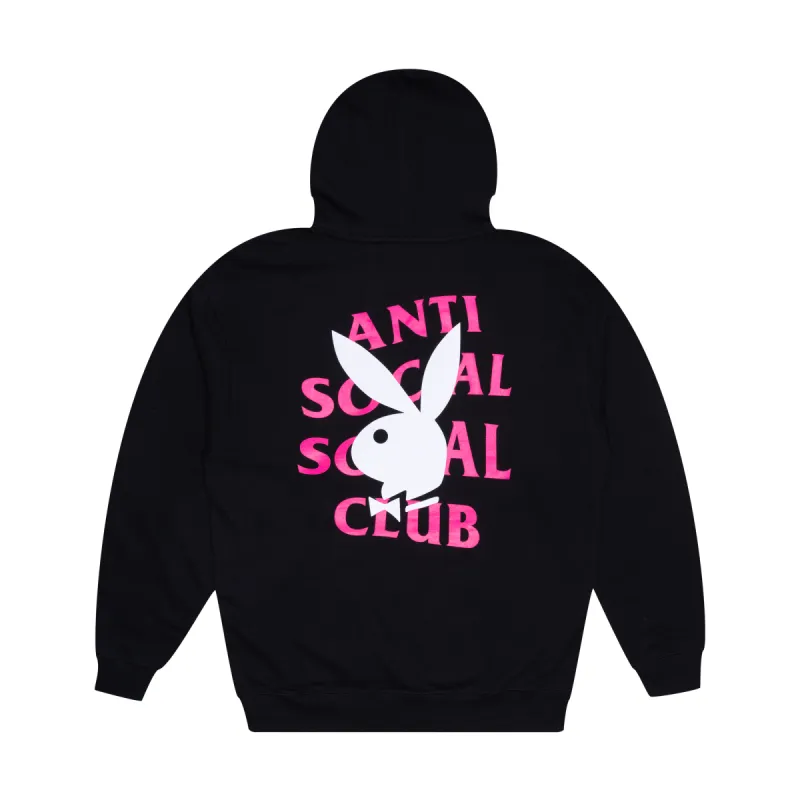 Anti Social Social Club x Playboy Remix Hoodie Black sold by PLUS