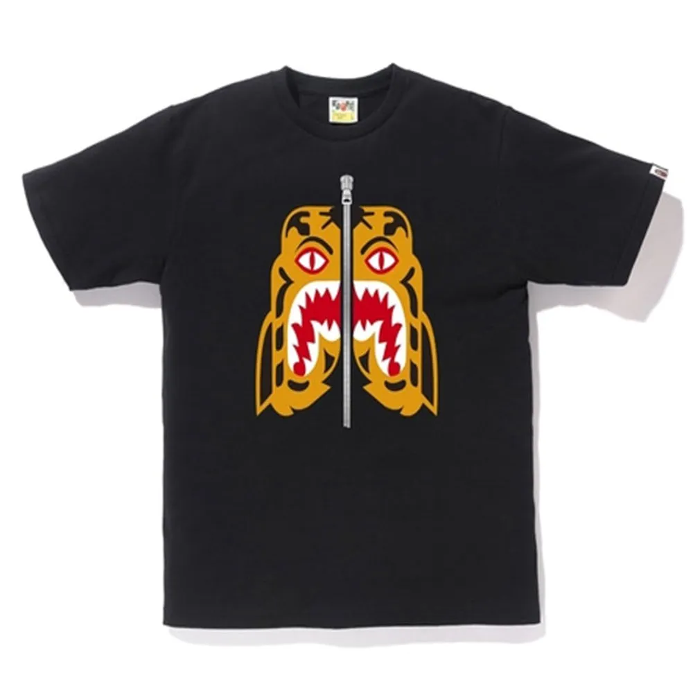 BAPE Tiger Tee (FW18) Black sold by PLUS