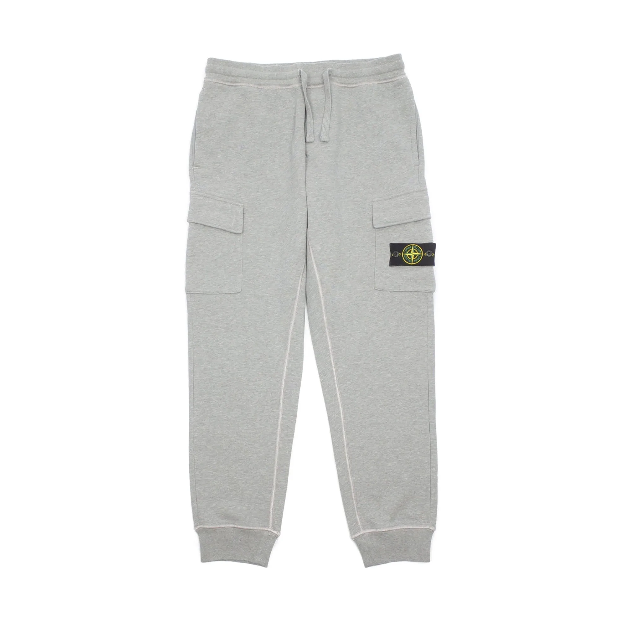 Stone Island Cotton Fleece Cargo Sweatpants Grey sold by PLUS