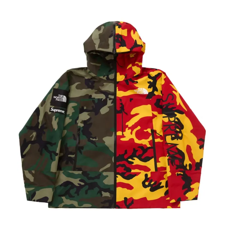 Supreme The North Face Split Taped Seam Shell Jacket Camo sold by PLUS