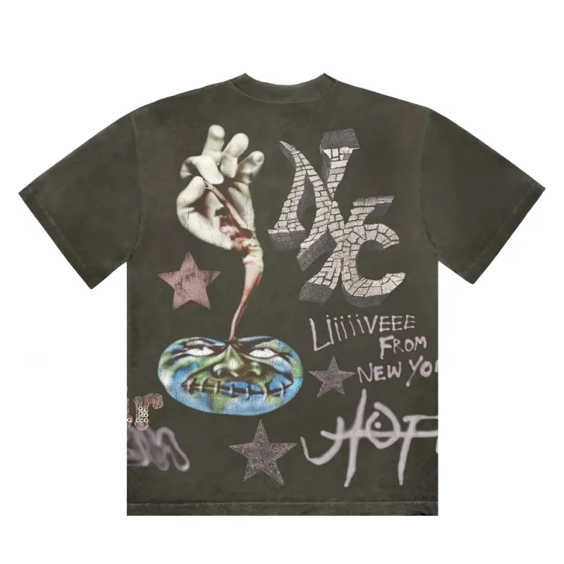 Travis Scott Utopia in NYC Tee Vintage Black sold by PLUS