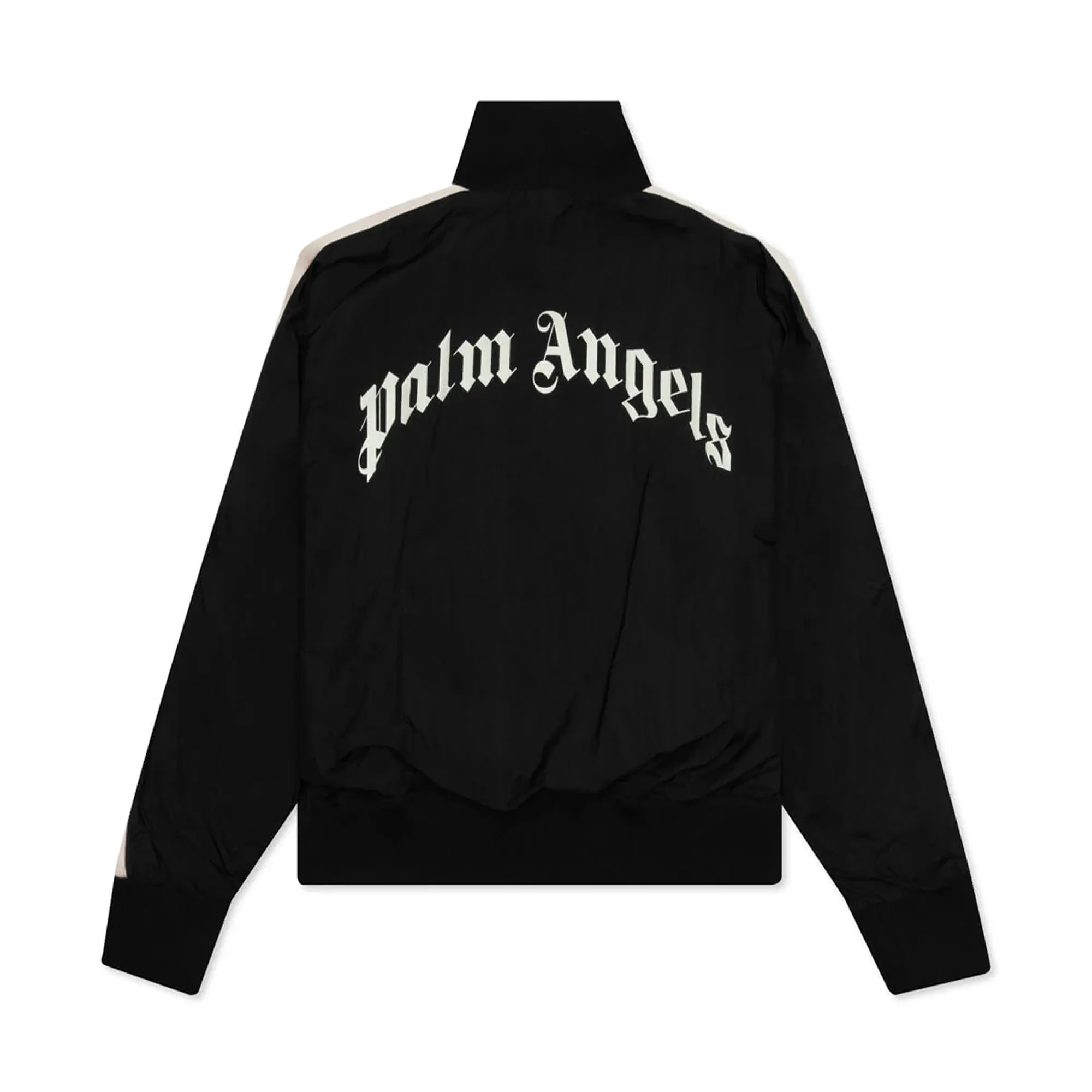 Palm Angeles Curved Logo WR Track Jacket Black/White sold by PLUS