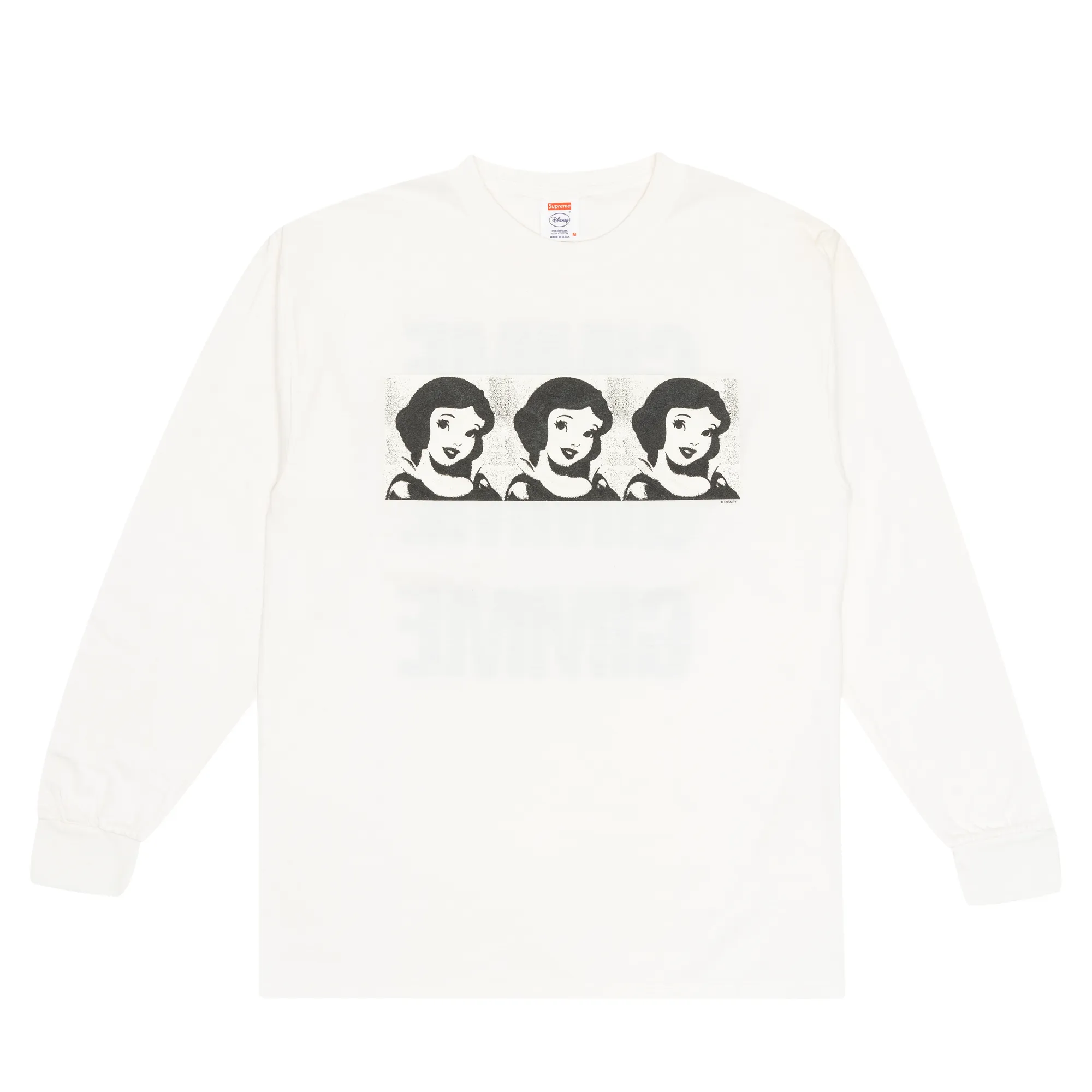 Supreme Disney Snow White L/S Tee White (2010) sold by PLUS