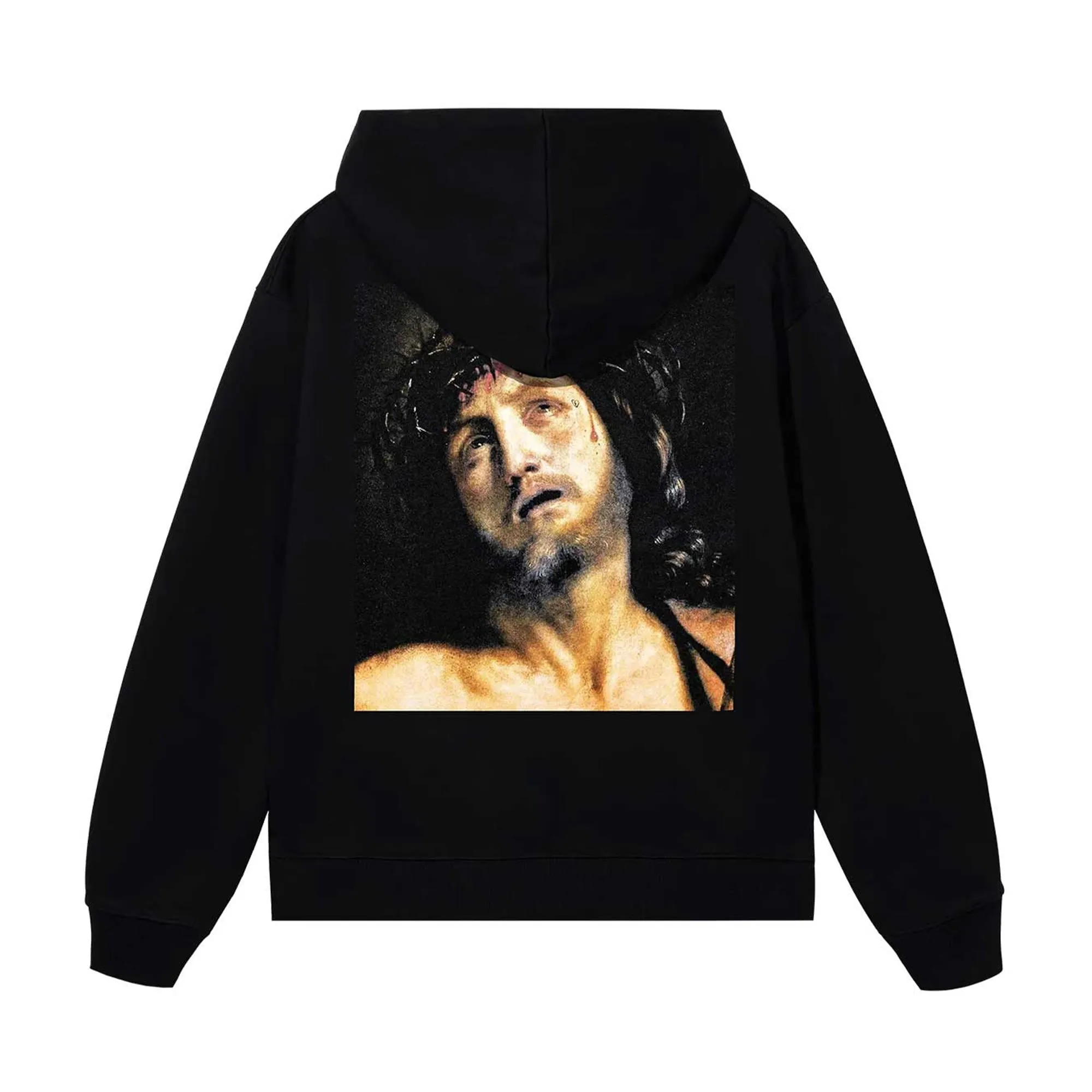 Revenge x XXXTentacion I Need Jesus Hoodie Black/White sold by PLUS product image thumbnail 2
