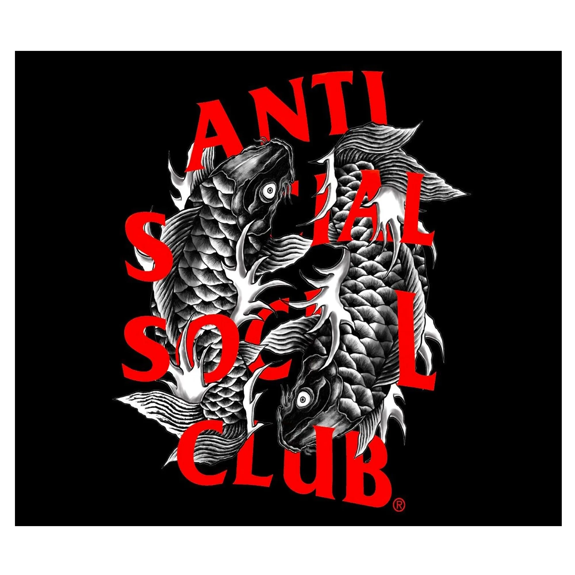 Anti Social Social Club Omakase Tee Black sold by PLUS product image thumbnail 3